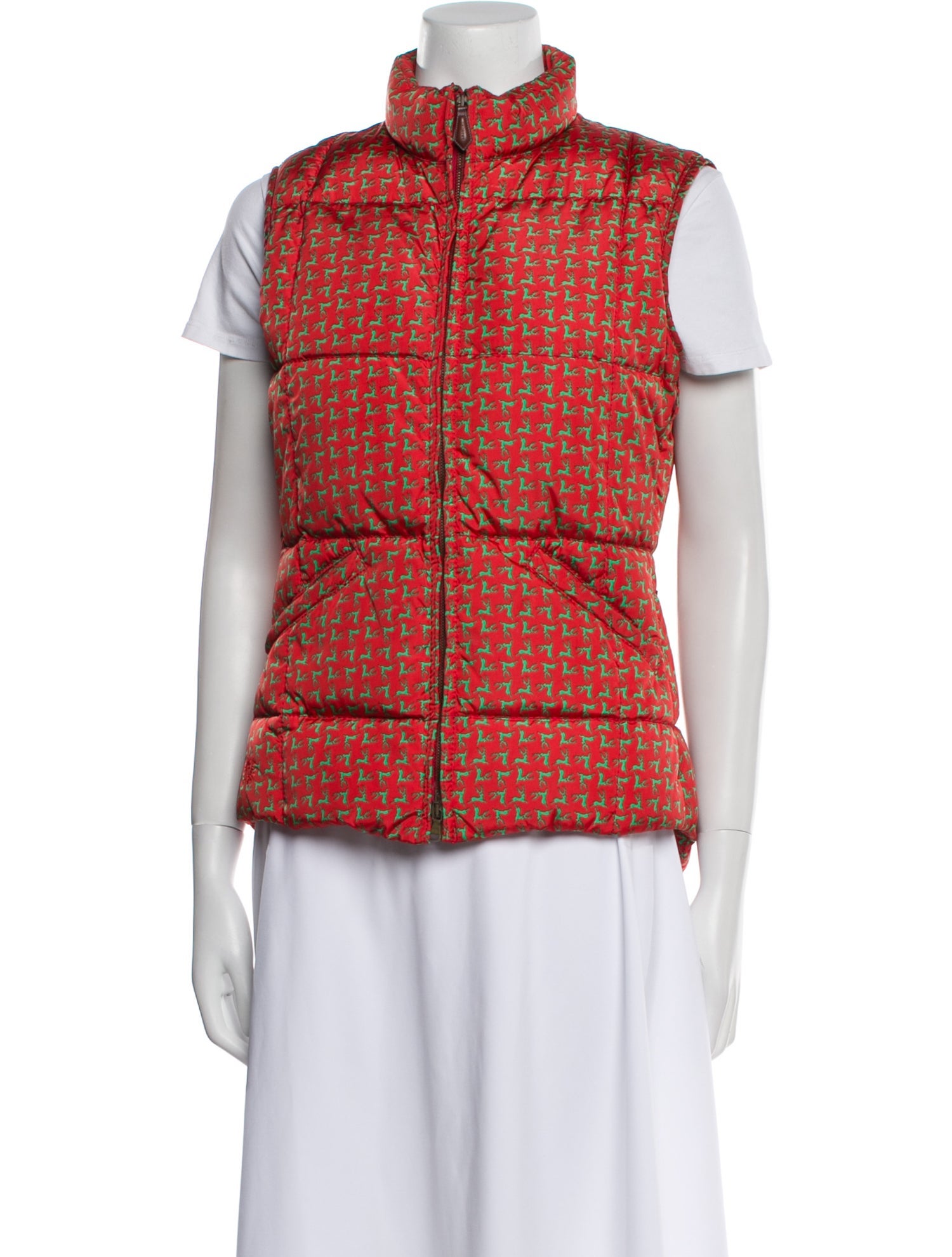 Kleid Plaid Print Vest