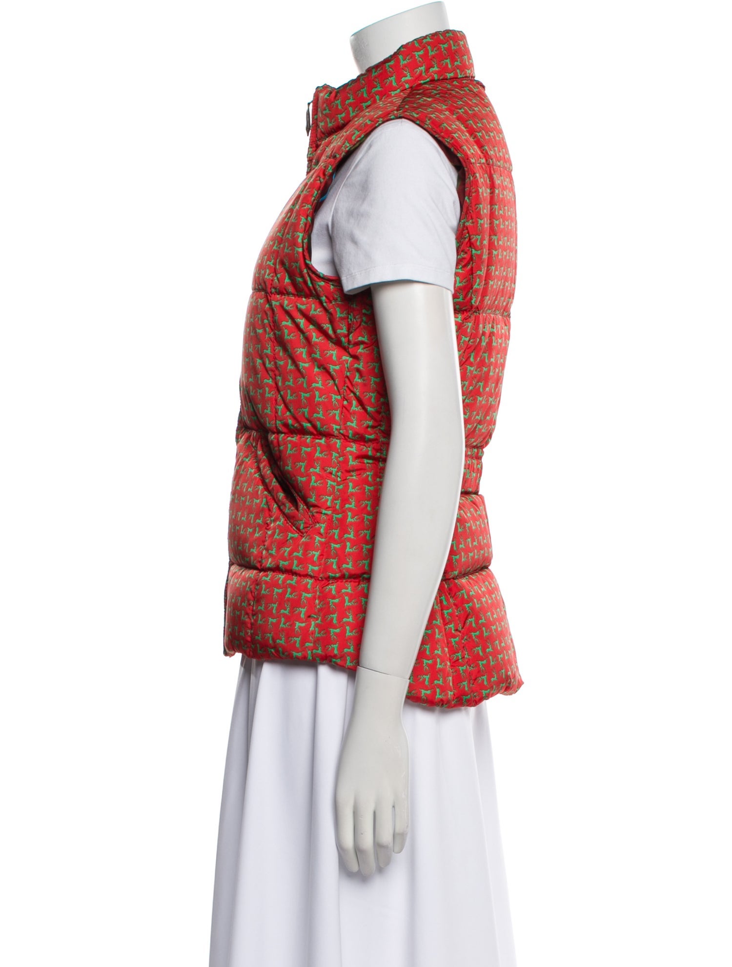 Kleid Plaid Print Vest
