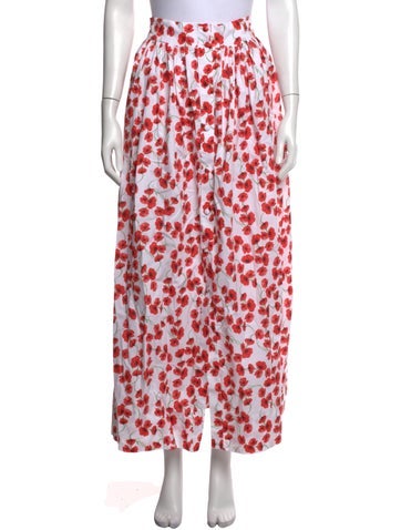Pre-owned Kleid Floral Print Long Skirt W/ Tags In Multicolor