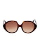 Kaleos Oversize Gradient Sunglasses