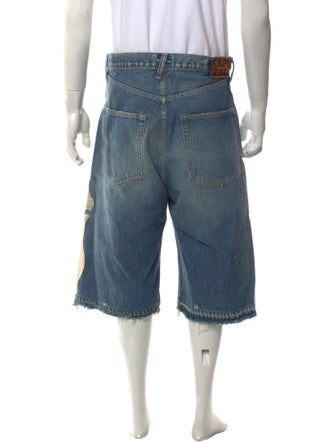 Kapital Kountry Bone Denim Shorts