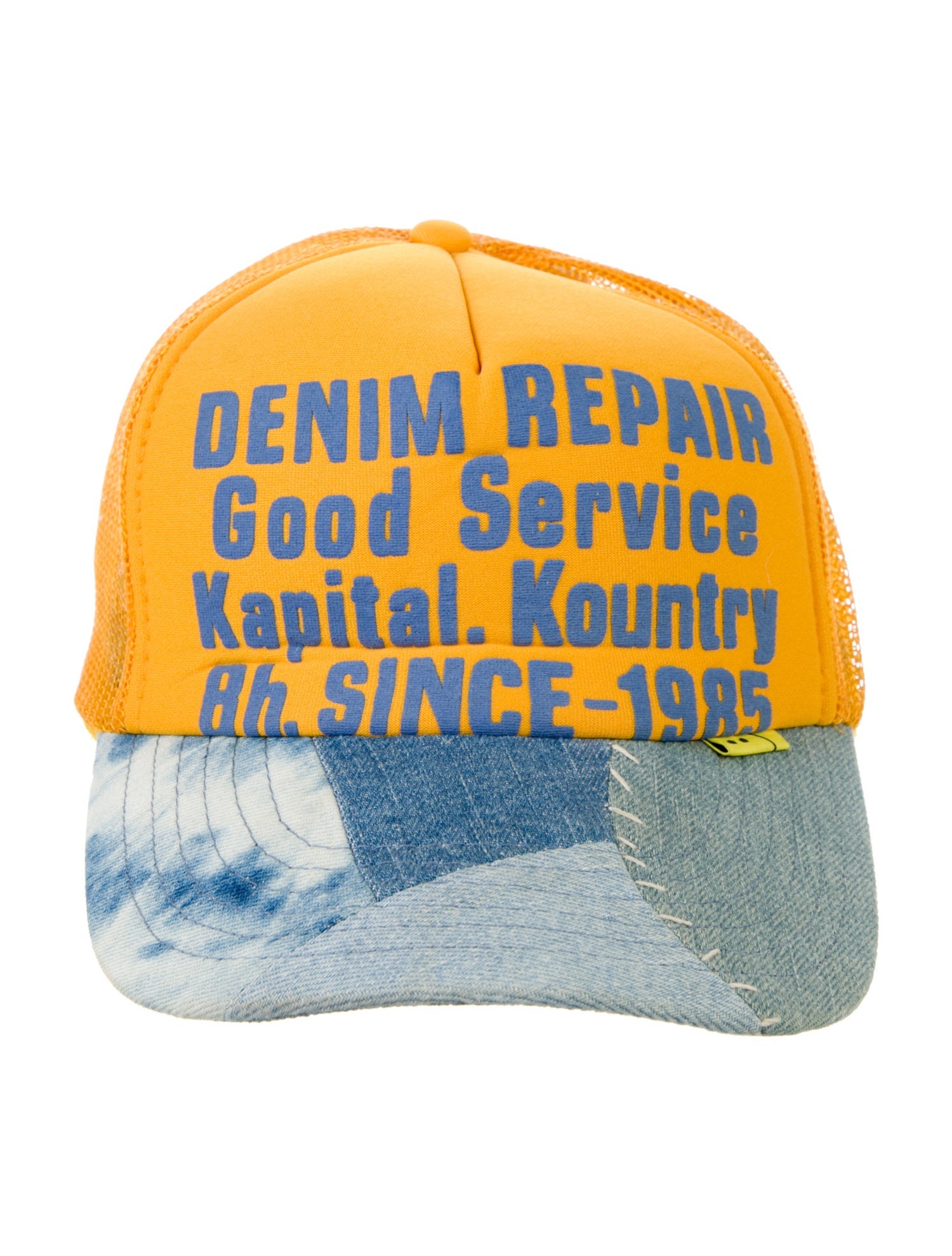 Kapital Kountry Denim Repair Trucker Hat