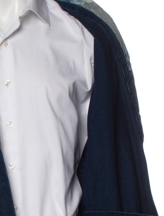 Kapital Kountry Denim Tiger Juban Plaid Print Moto Jacket