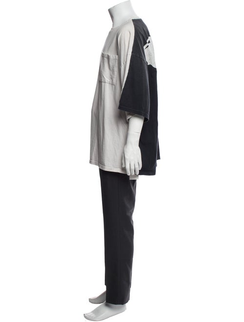 Kapital Kountry 2Tone Big Pocket Bone Crew Neck Henley