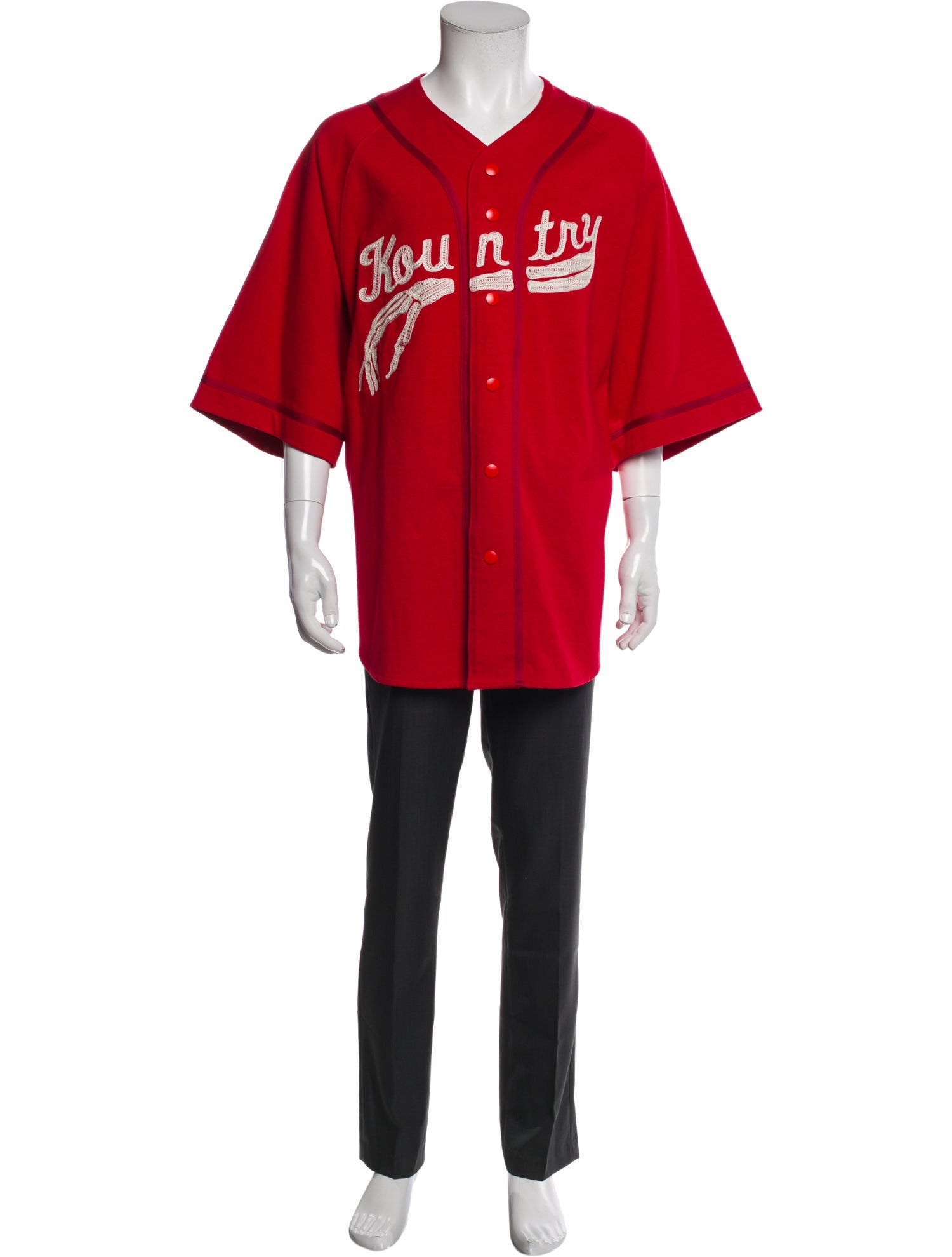 Kapital Kountry Tenjiku Baseball Graphic Print Shirt
