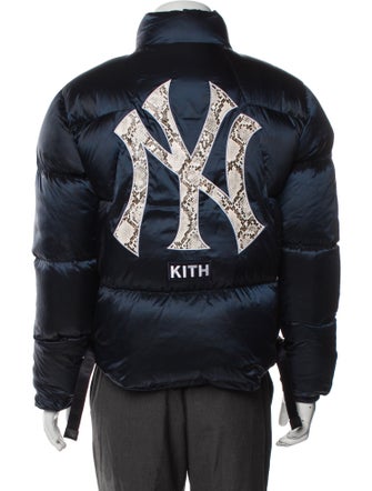 KITH x MLB Graphic Print Puffer Coat