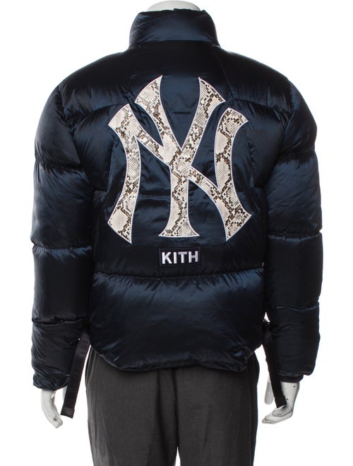 KITH x MLB Graphic Print Puffer Coat