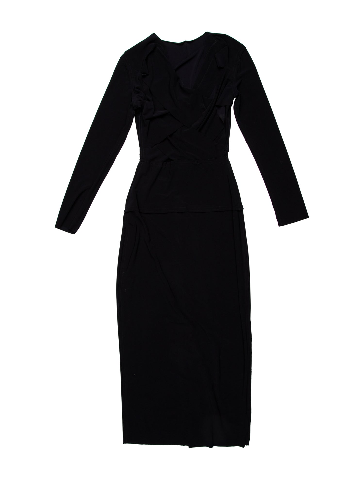 Kamalikulture x Norma Kamali Crew Neck Long Dress