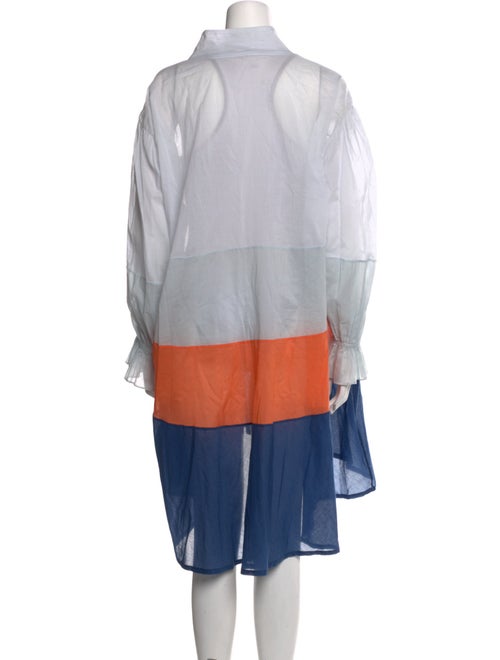 Kalita Colorblock Pattern Midi Length Dress