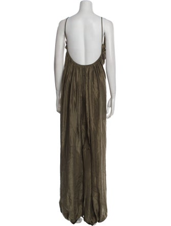 Kalita Silk Scoop Neck Jumpsuit