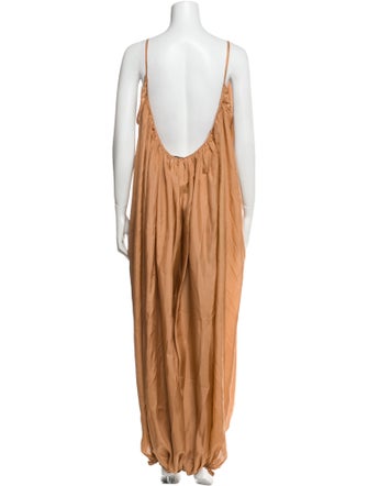 Kalita Silk V-Neck Jumpsuit