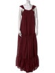 Kalita Square Neckline Long Dress