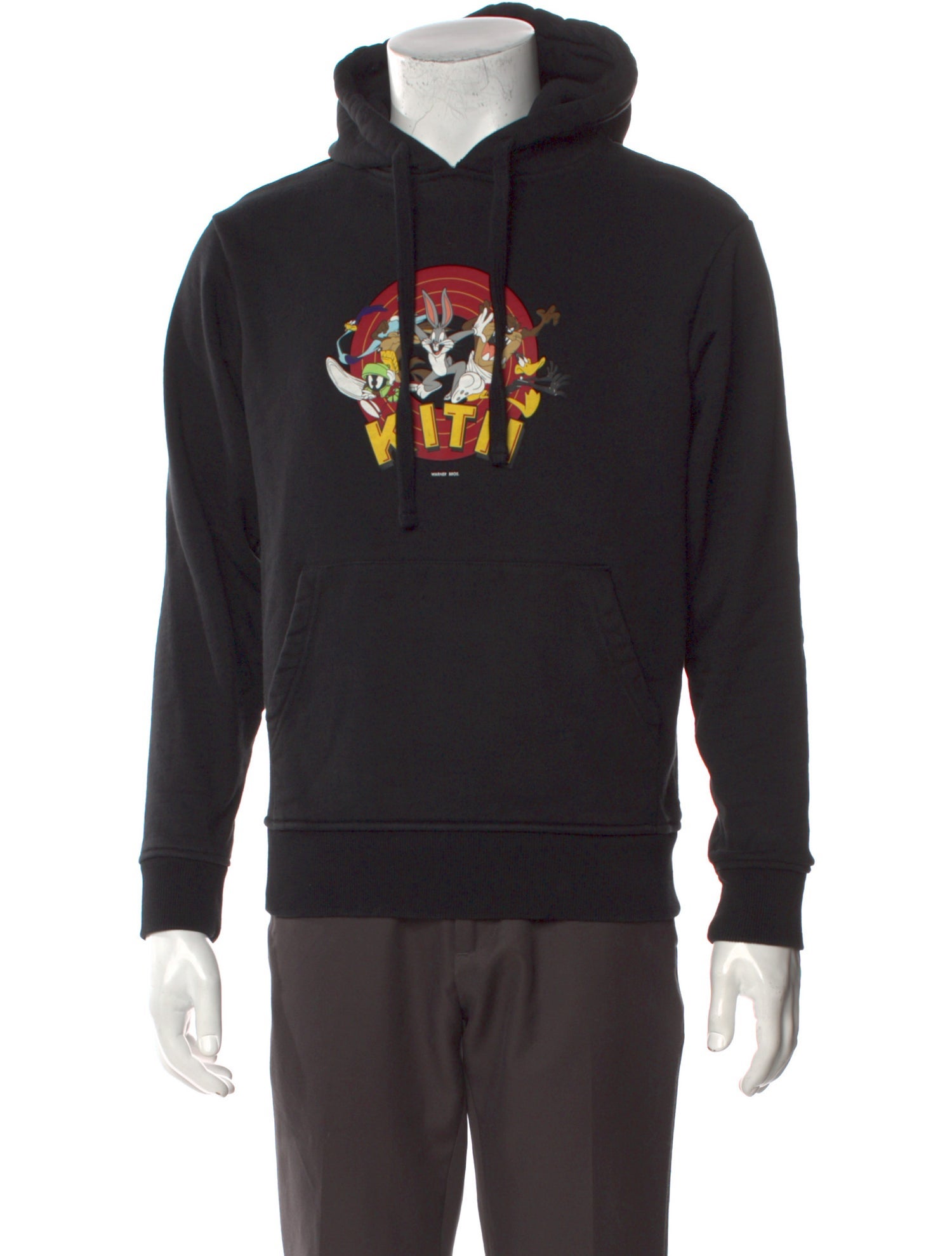 Kith + Looney Tunes Graphic Print V-Neck Hoodie