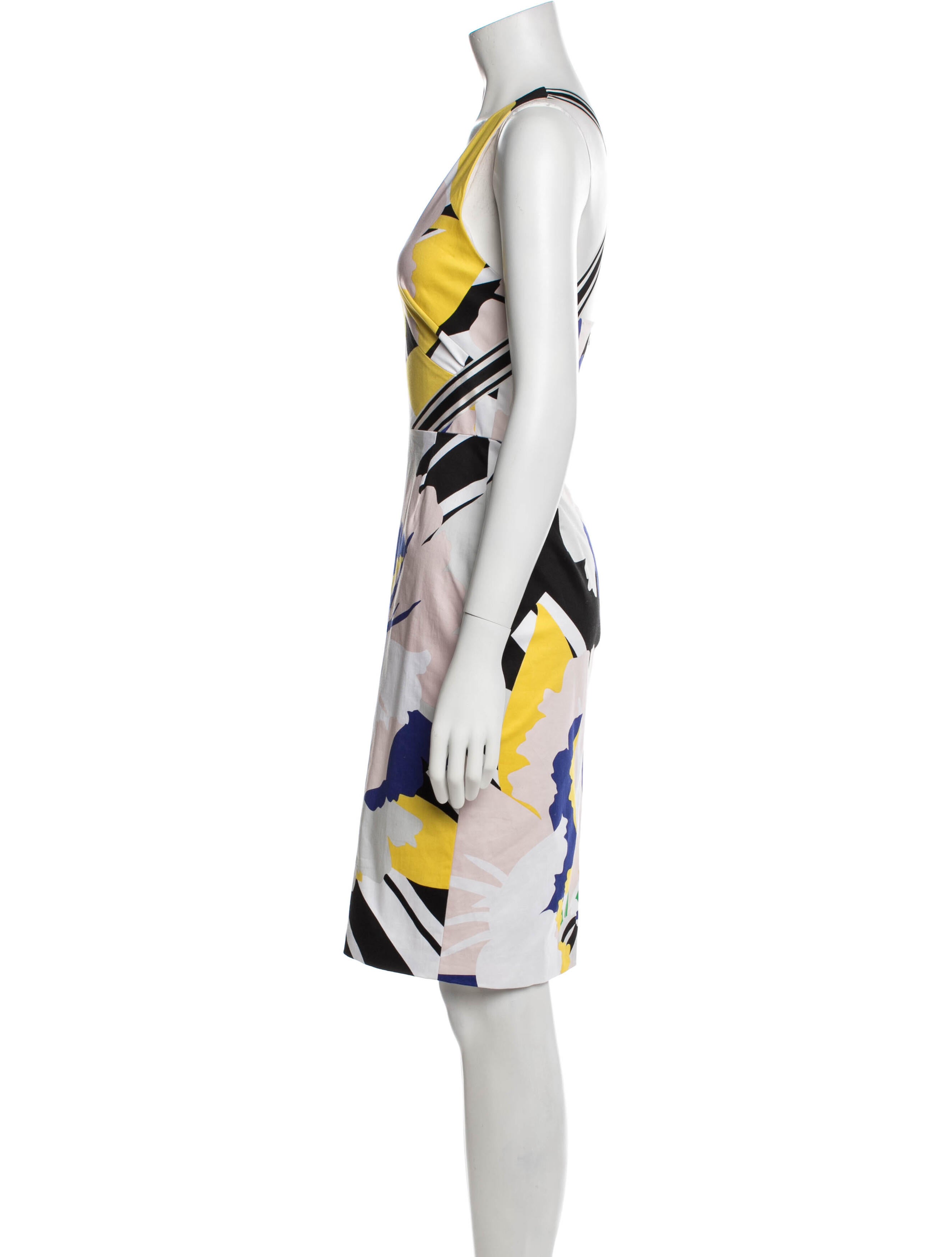 Karen Millen Printed Knee-Length Dress