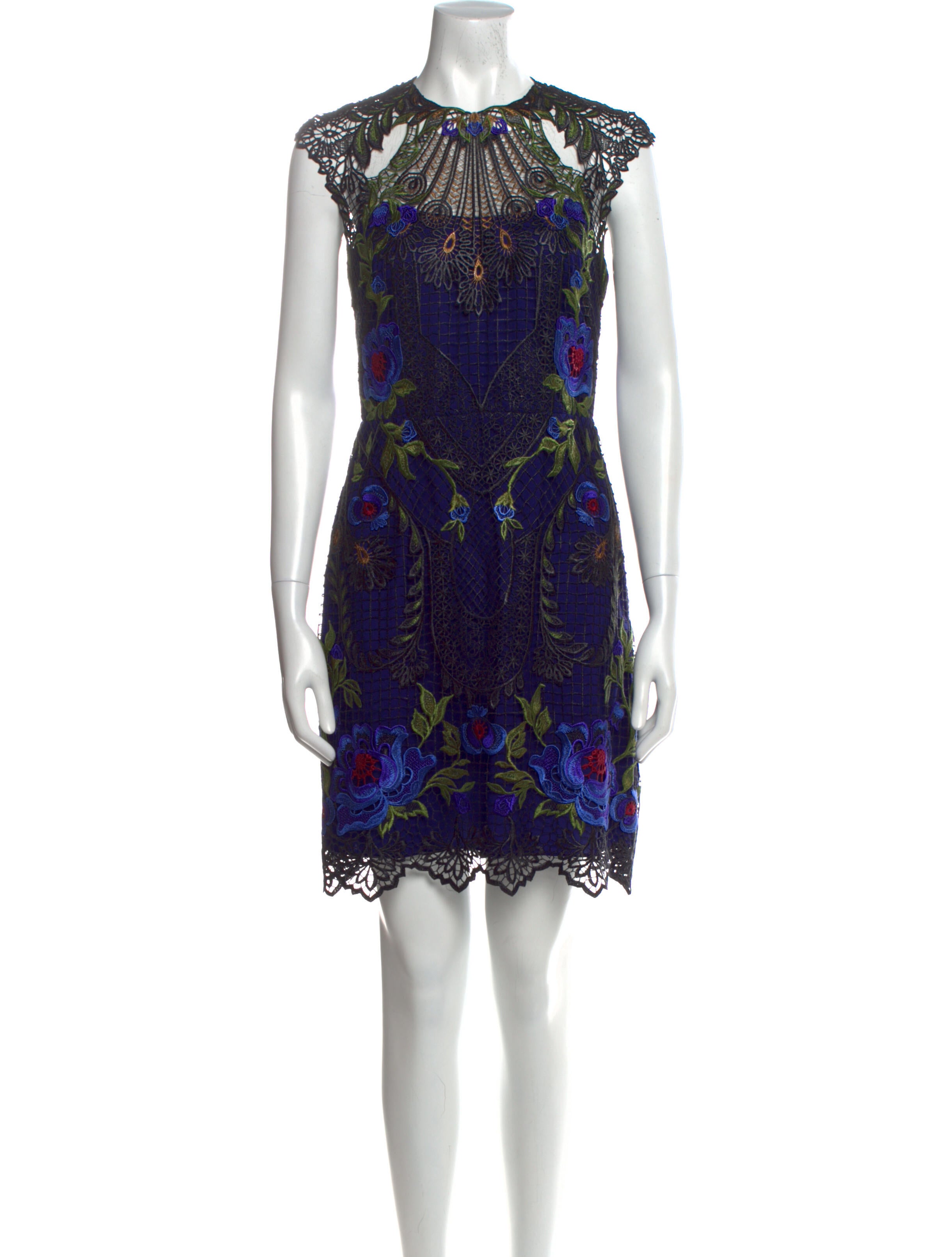 karen millen blue lace dress Jovani 39108 Elegant Fashion Garment