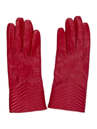 Karen Millen Leather Winter Gloves
