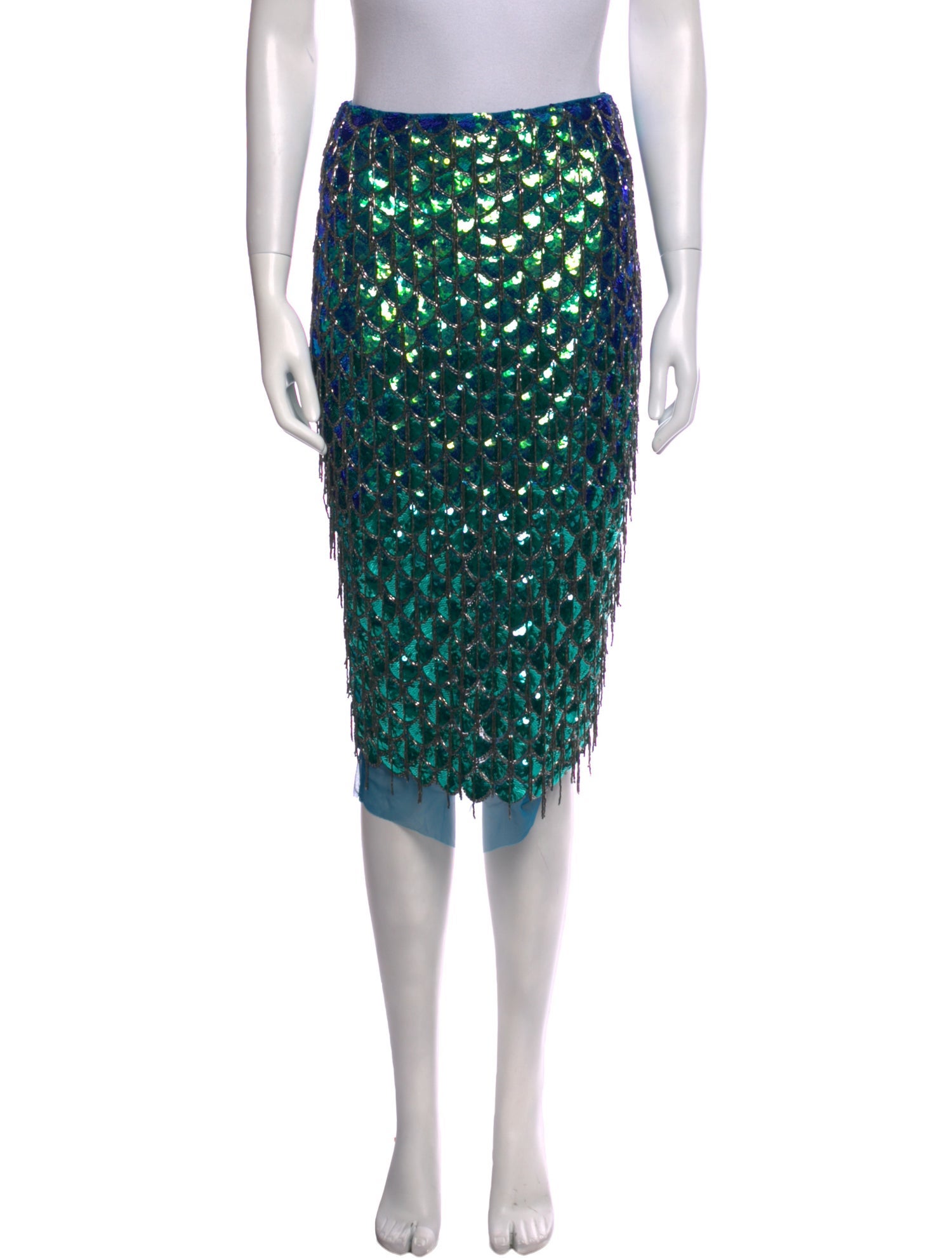 Karen Millen Printed Knee-Length Skirt