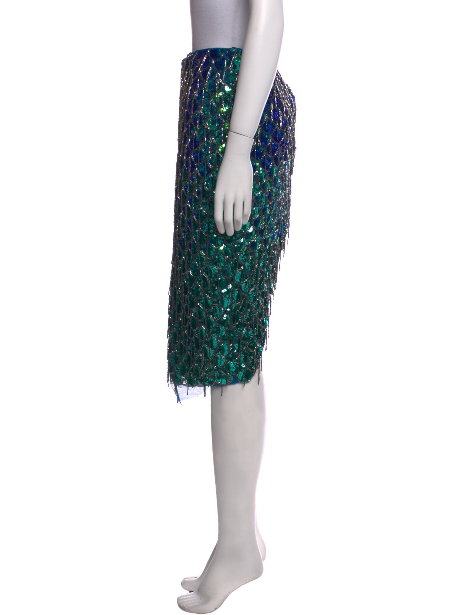 Karen Millen Printed Knee-Length Skirt