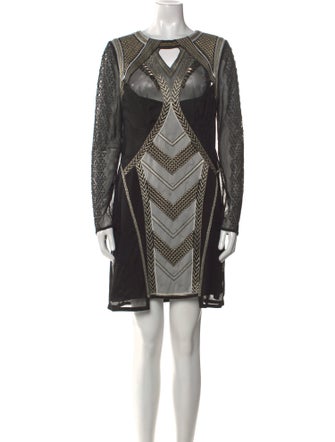 Karen Millen Printed Mini Dress