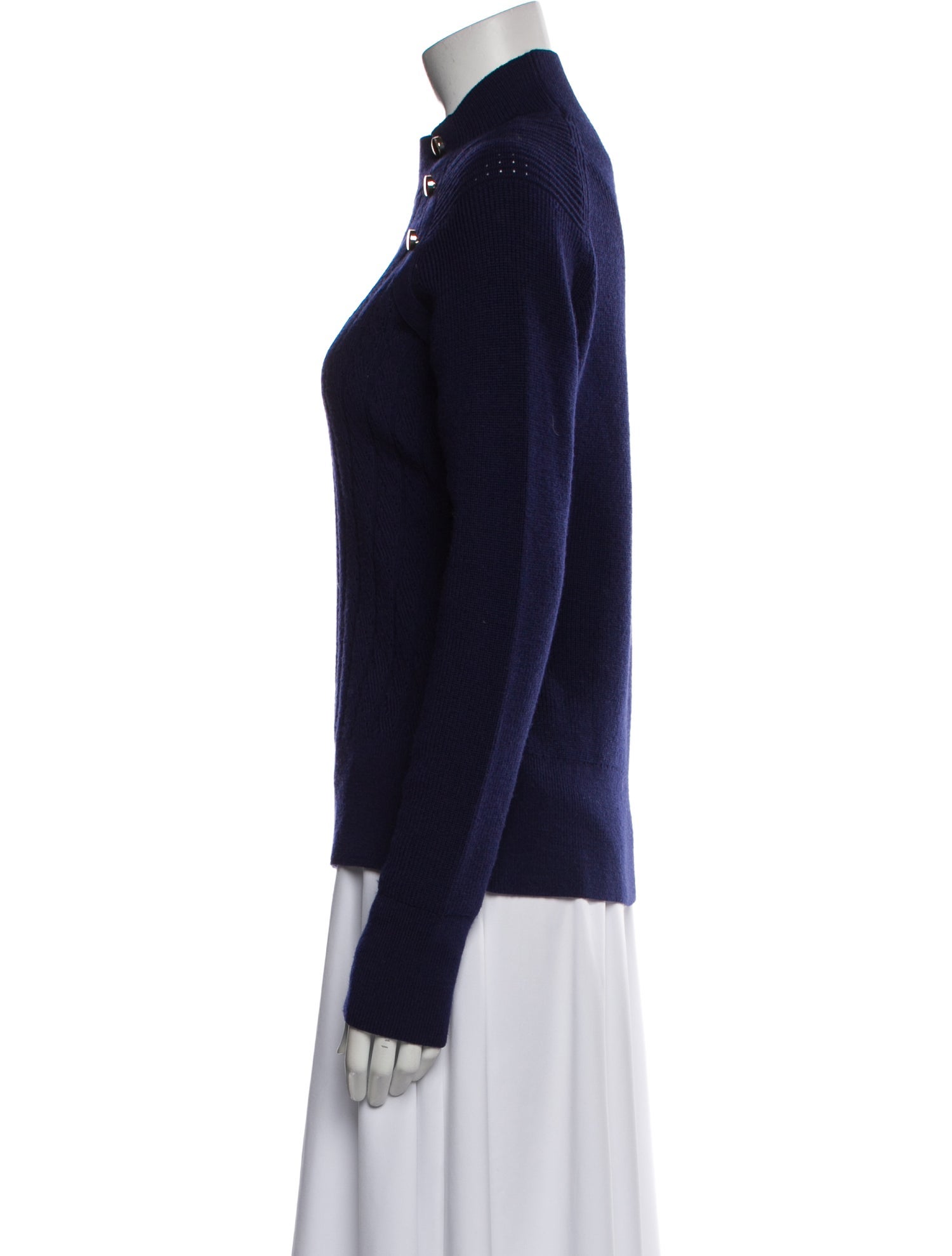 Karen Millen Wool Mock Neck Sweater