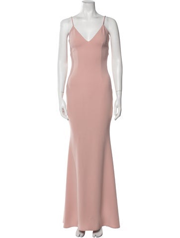 Katie May Dresses V-Neck Long Dress XS