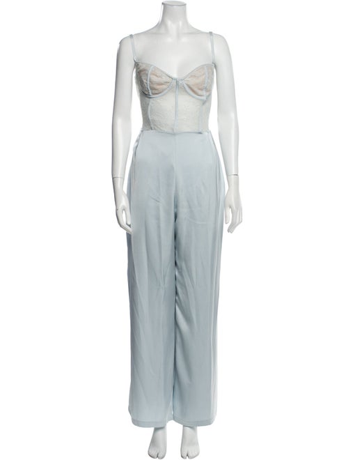Katie May Nylon Square Neckline Jumpsuit
