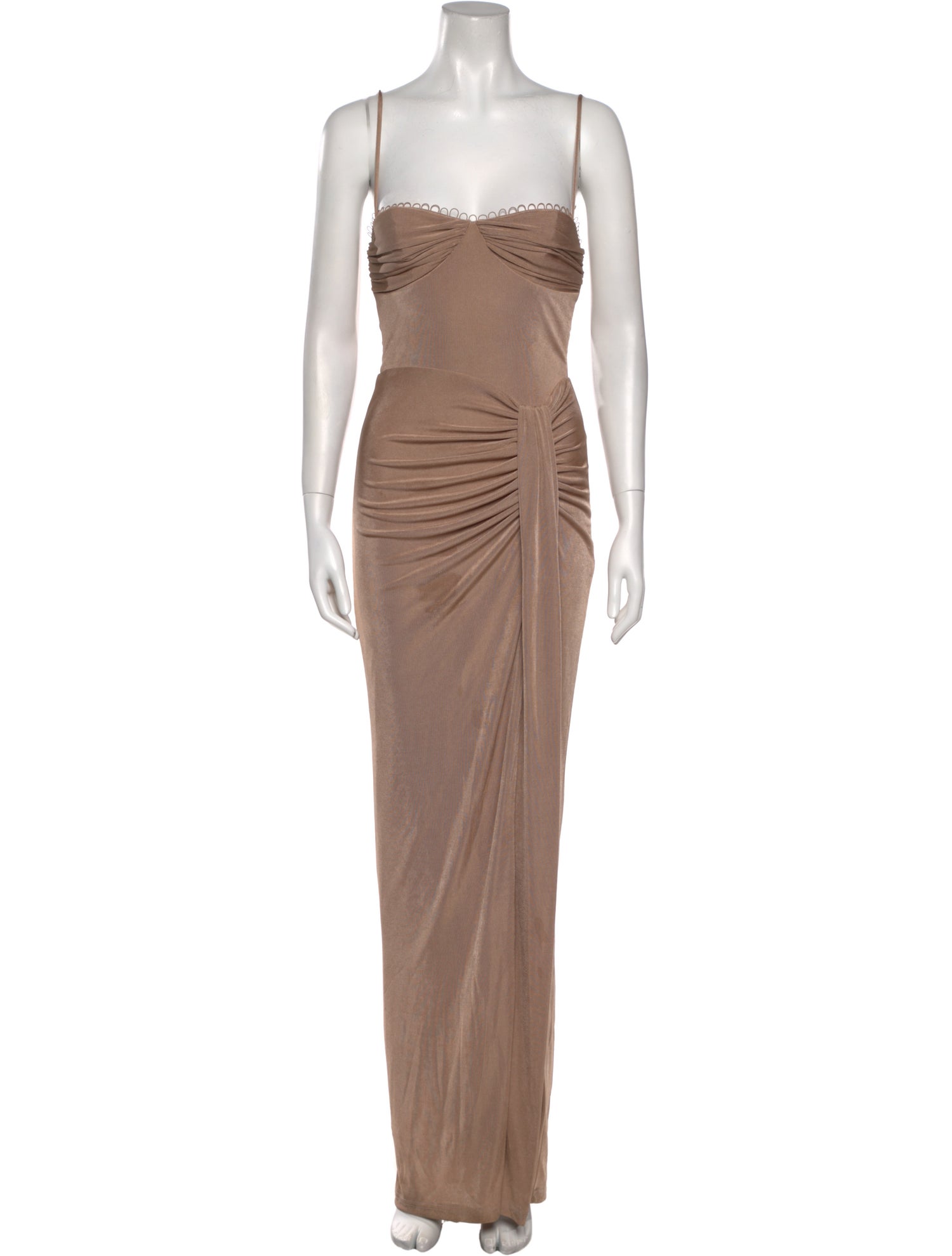 Katie May Square Neckline Long Dress