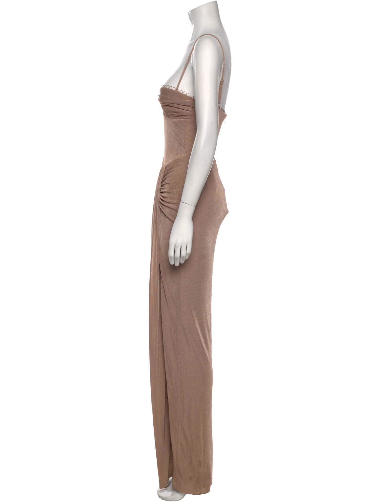 Katie May Square Neckline Long Dress