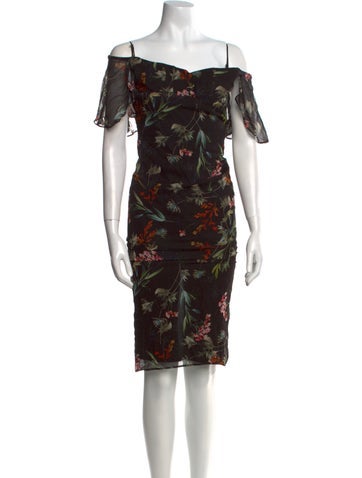Katie May Dresses Floral Print Knee-Length Dress XS