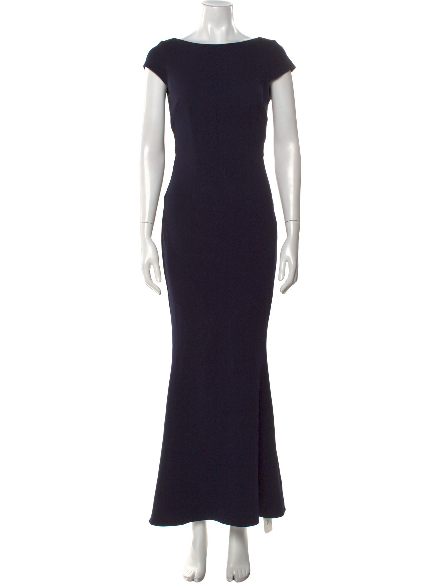 Katie May Bateau Neckline Long Dress