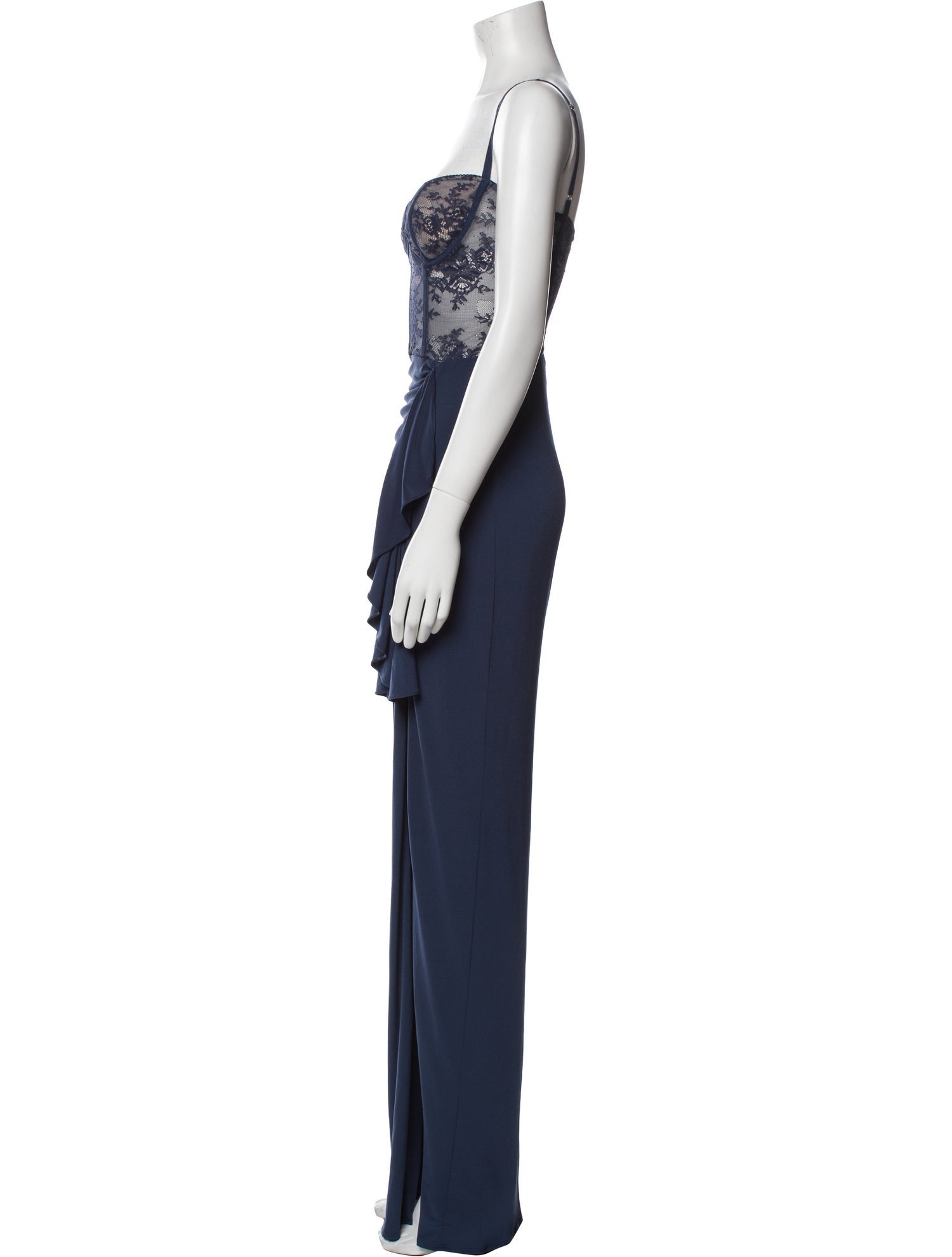 Katie May Square Neckline Long Dress