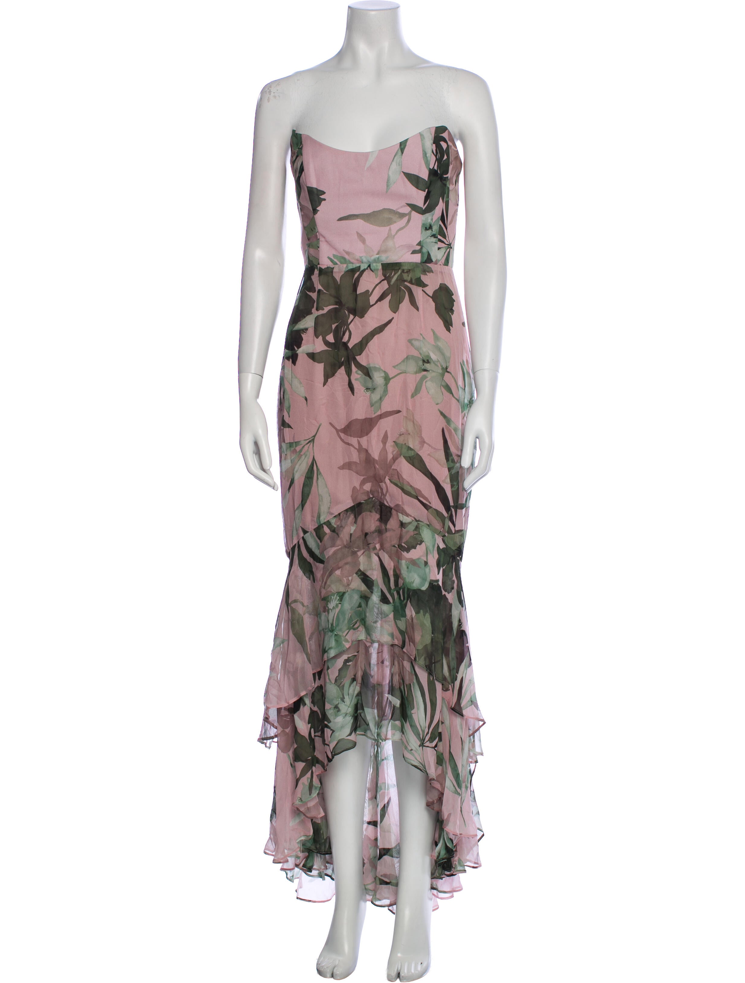 Katie May Floral Print Long Dress