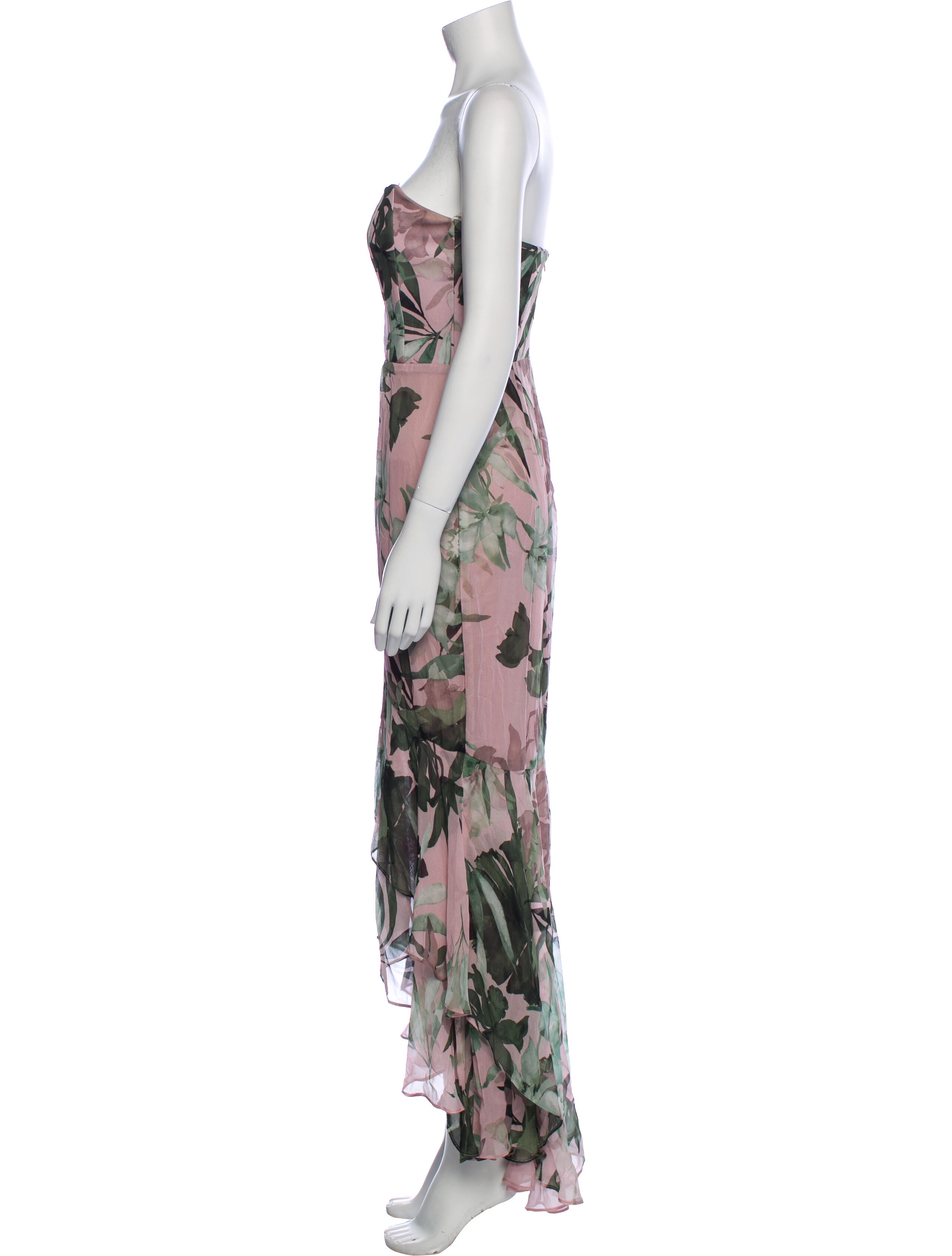 Katie May Floral Print Long Dress