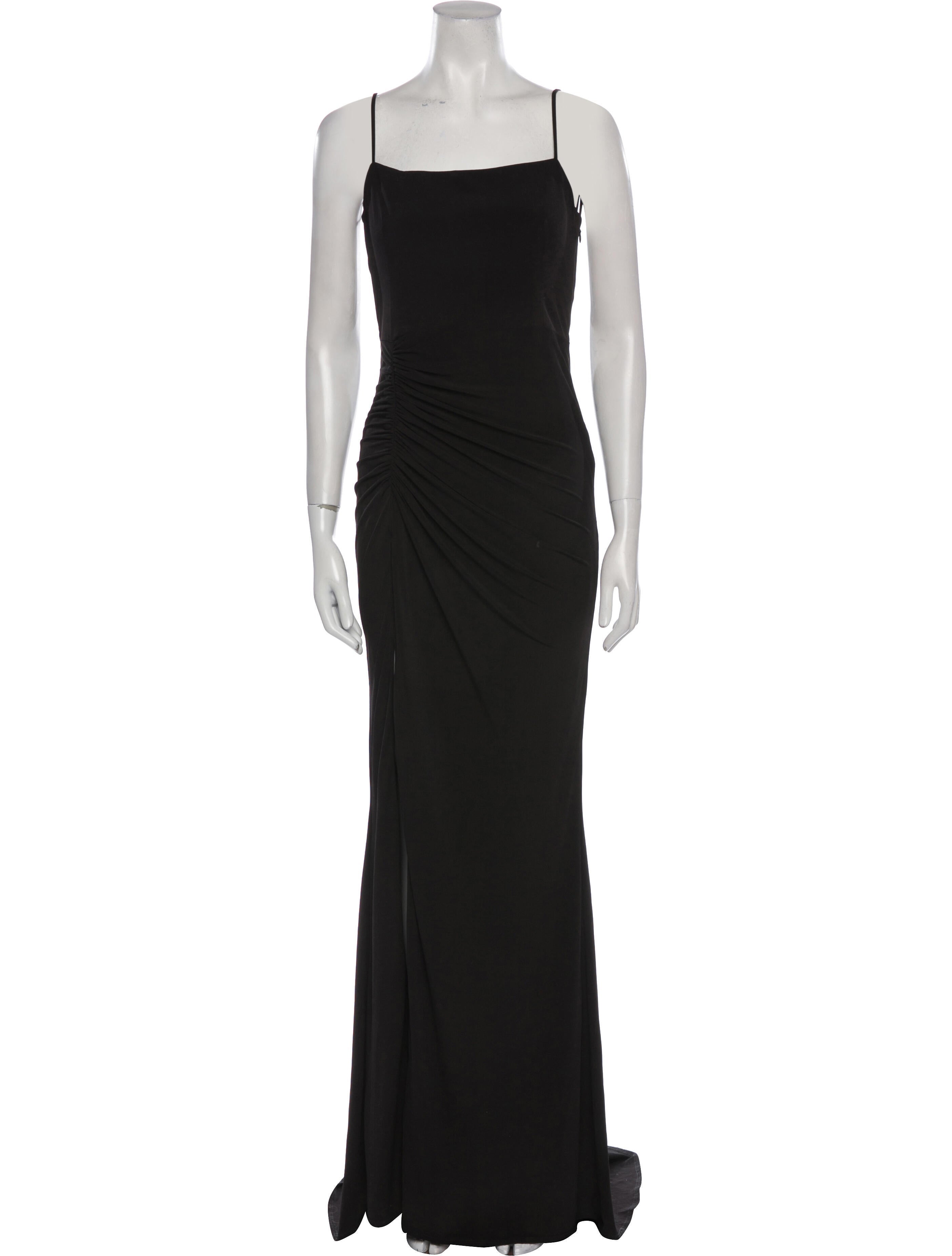 Katie May Square Neckline Long Dress