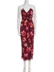 Katie May Floral Print Long Dress