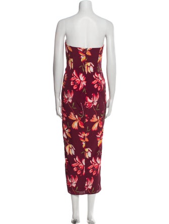 Katie May Floral Print Long Dress
