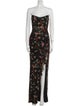 Katie May Floral Print Long Dress