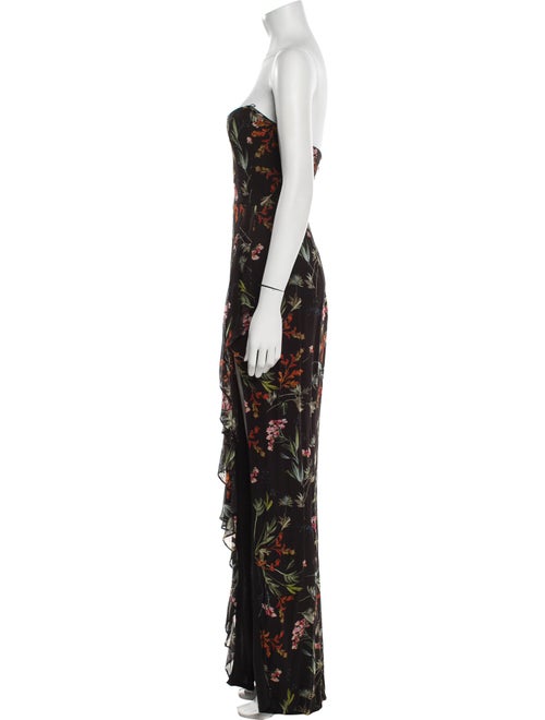 Katie May Floral Print Long Dress