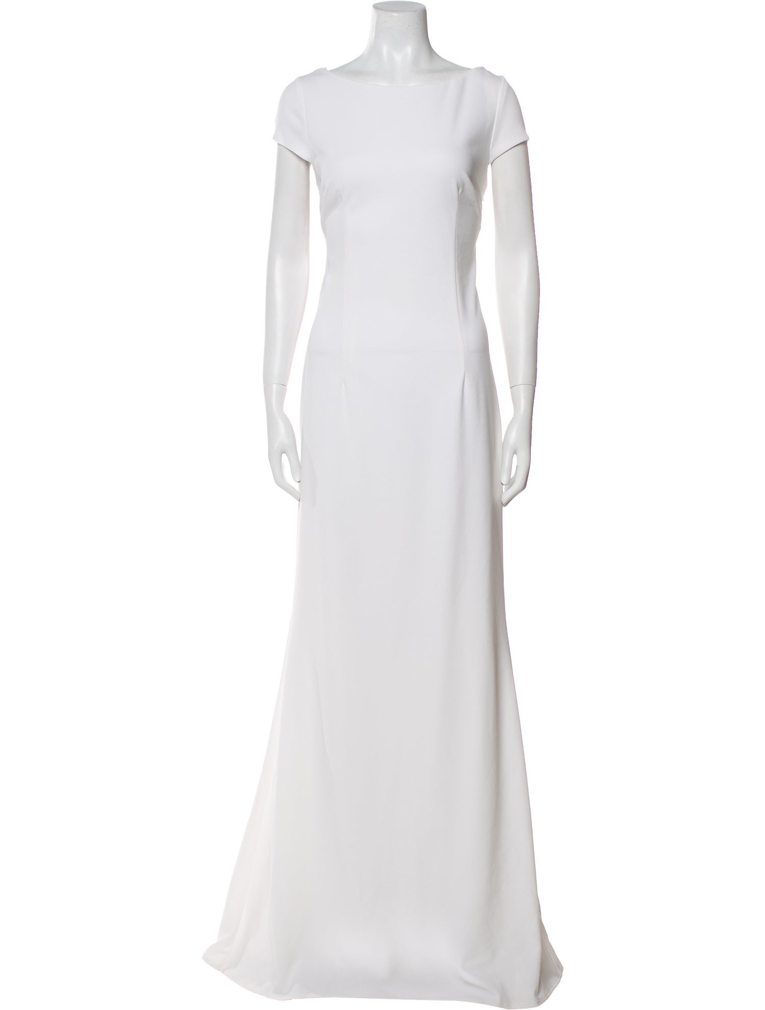 Katie May Bateau Neckline Long Dress