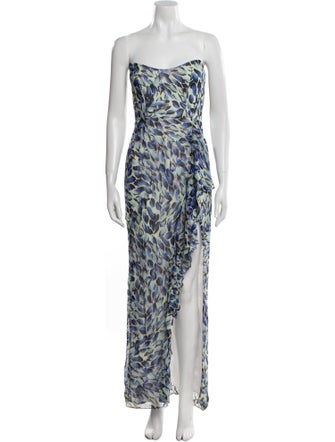 Katie May Printed Long Dress