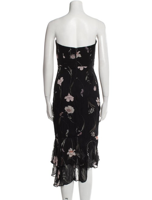 Katie May Floral Print Midi Length Dress