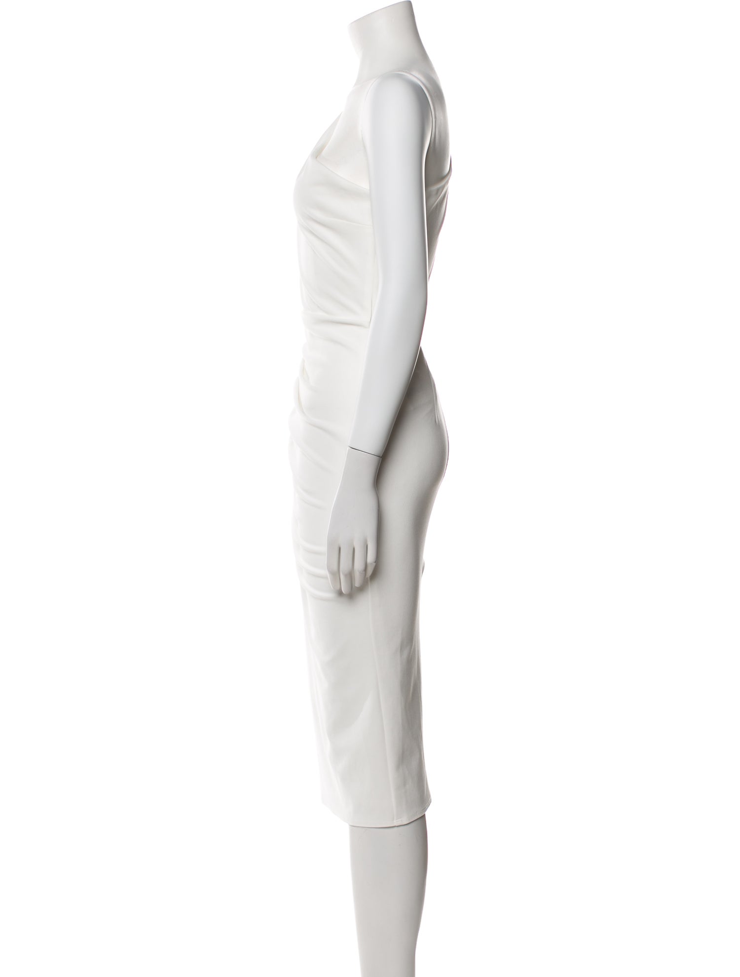 Katie May One-Shoulder Midi Length Dress