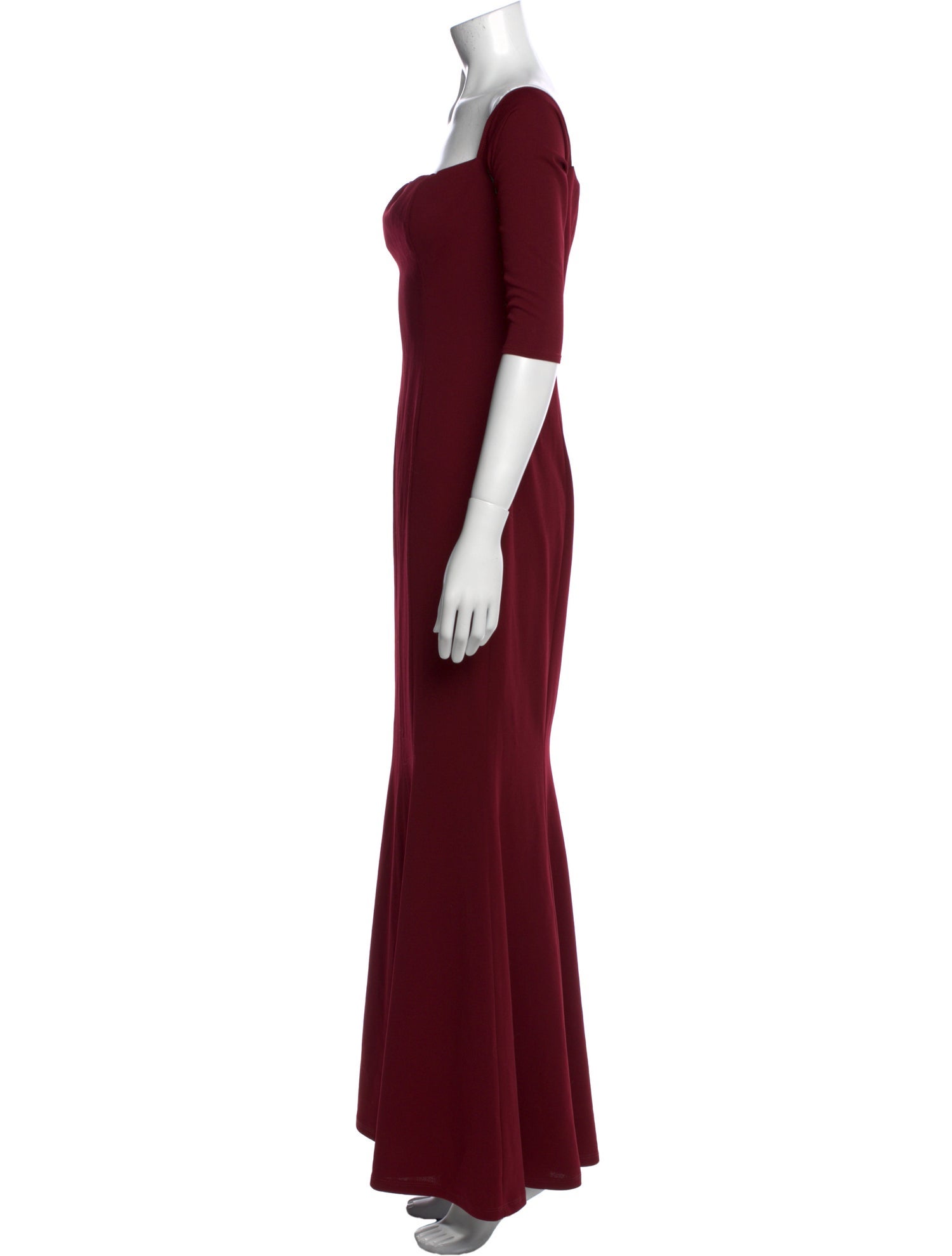 Katie May Square Neckline Long Dress