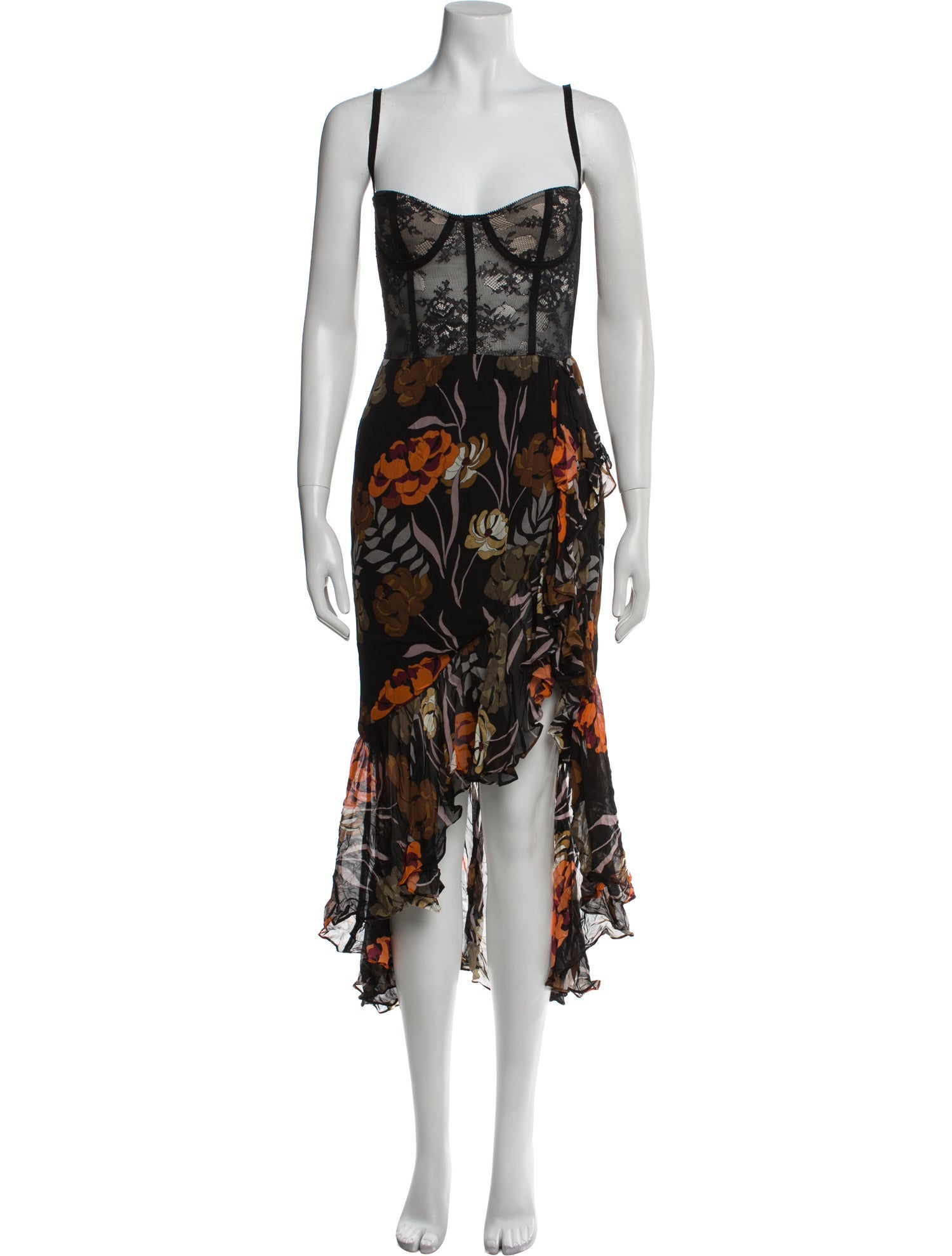 Katie May Floral Print Knee-Length Dress w/ Tags