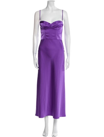Katie May Strapless Midi Length Dress