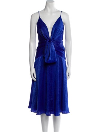 Katie May V-Neck Midi Length Dress