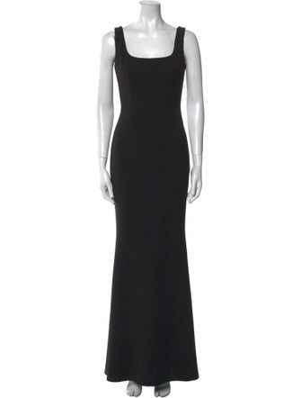 Katie May Square Neckline Long Dress