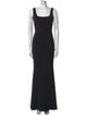 Katie May Square Neckline Long Dress