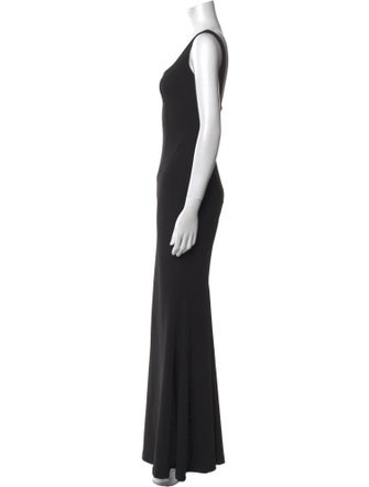 Katie May Square Neckline Long Dress