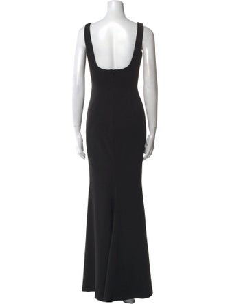 Katie May Square Neckline Long Dress